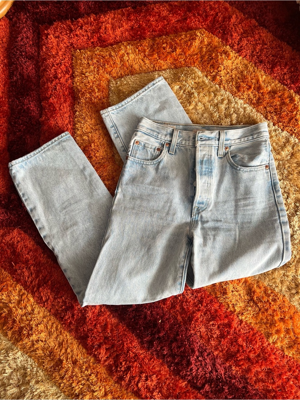 Levi's Light Blue Women's Straight Jeans
